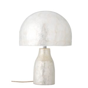 Bloomingville - Adria Bordlampe, Natur, perlemor - Ø30 Ã H43 cm